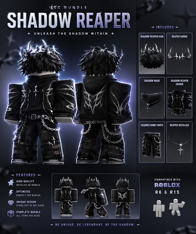create premium roblox 3d characters roblox ugc concepts roblox ugc, accessories