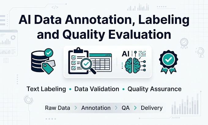 ai data annotation, labeling, and quality evaluation