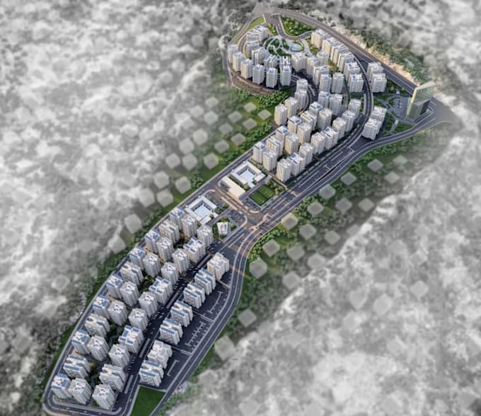 transform urban planning masterplan smart city layout 3d aerial site plan render