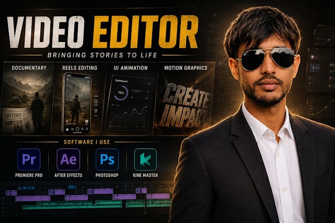 edit professional documentaries, reels, and social media videos