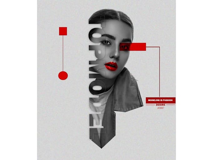 design a creative poster or flyer using photoshop