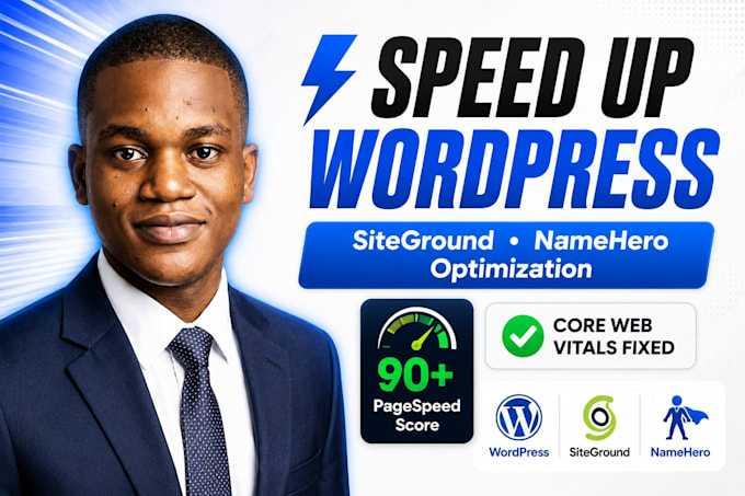 fix and speed optimize your wordpress site on siteground and namehero hosting