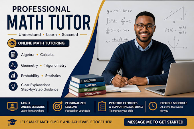 tutor you in mathematics
