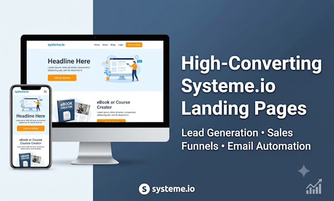 create a professional systeme io lead capture page