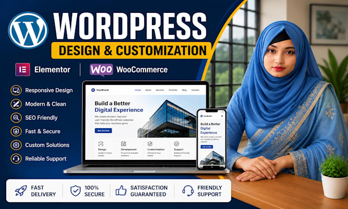 design and customize wordpress websites