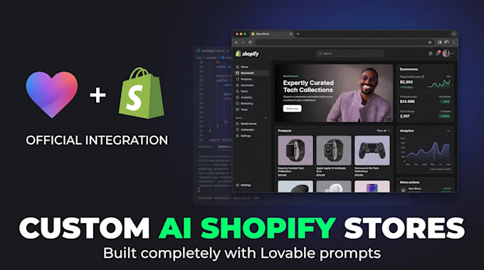 build an ai powered custom shopify store using lovable dev