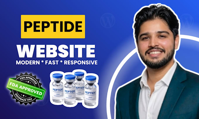 design fda compliant peptide wordpress website