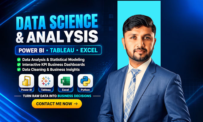 do data science, data analysis, and business dashboards, power bi dashboard