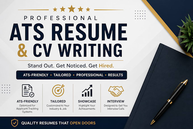 write a professional ats resume and CV