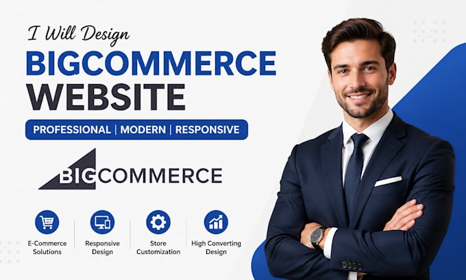 design or redesign responsive bigcommerce website store for your online business