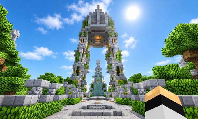 build minecraft server, java, bedrock, spawn, lobby, and minecraft map