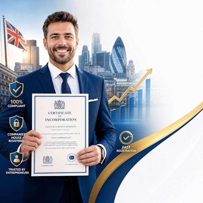 do UK company registration with office address
