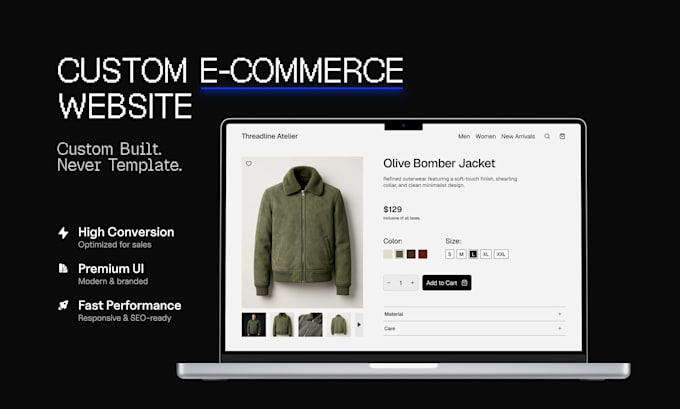 build a modern nextjs ecommerce website for your online store