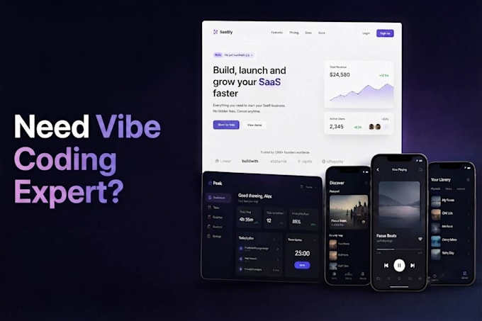 develop and fix vibe coded mvps, saas products and websites