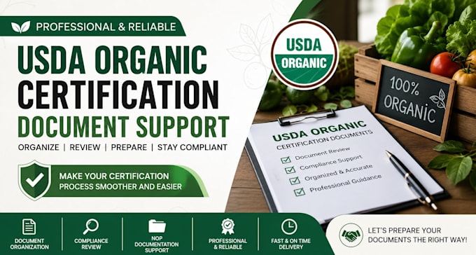 help organize usda organic certification documents