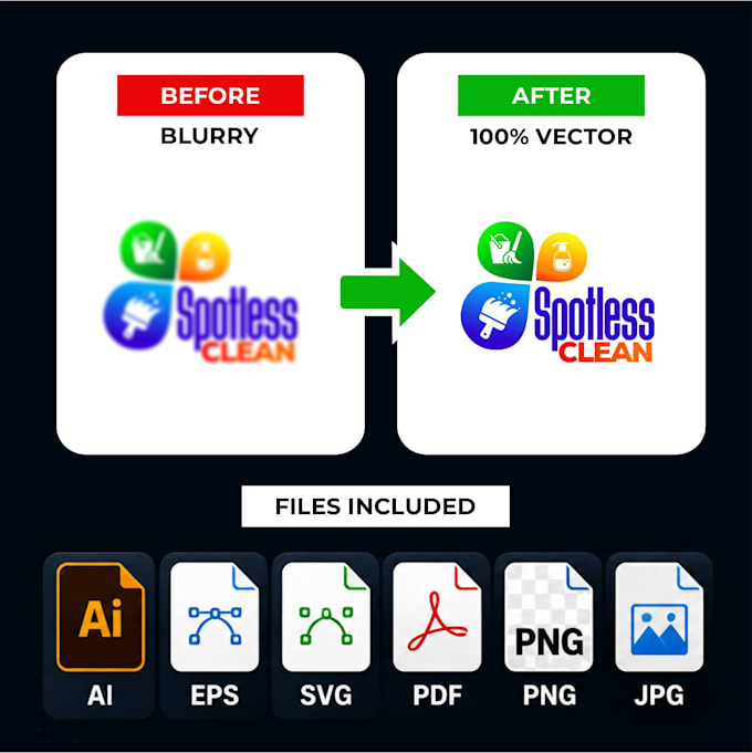 vector trace and recreate your logo