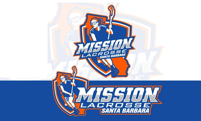 design mission lacrosse club team logo