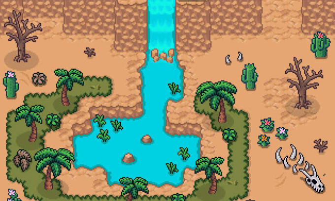 create pixel art tileset sprite sheet pixel tileset game art rpg maker top down