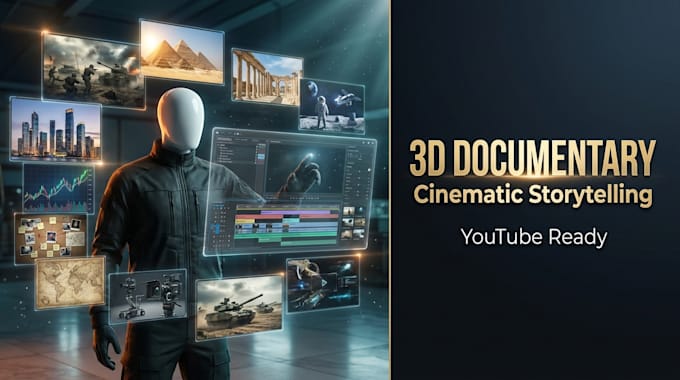 create premium 3d documentary videos in fern style