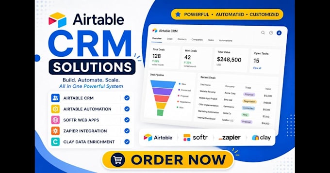 setup airtable automation, airtable database, softr webapp, zapier expert