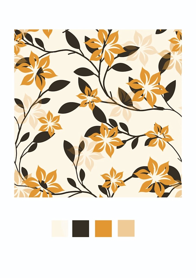 create custom textile print and seamless pattern designs