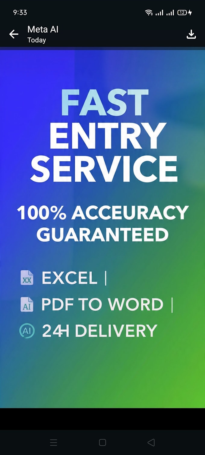 fast and accurate data