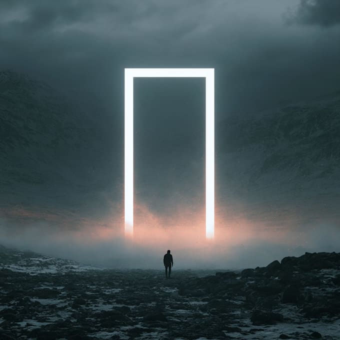 design a minimalistic album cover art