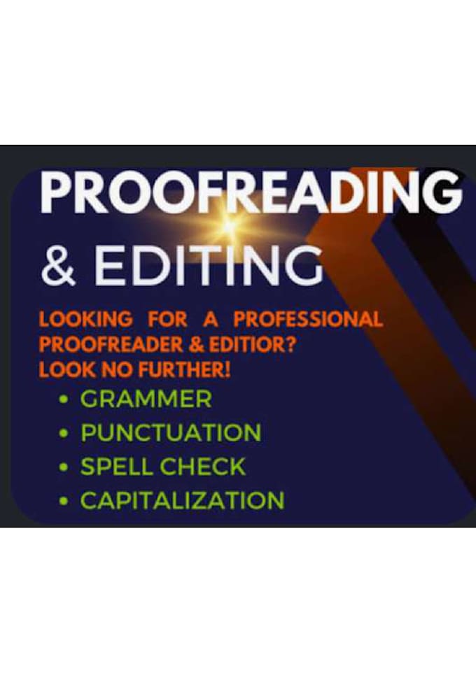 proofread and edit your english grammar perfectly