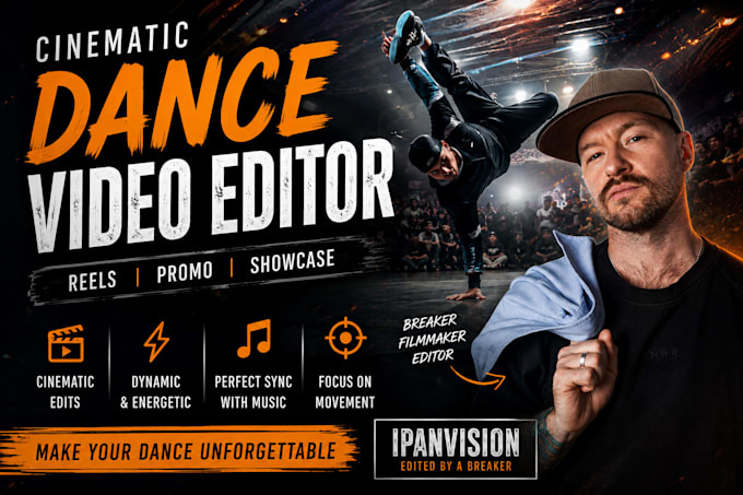 edit cinematic dance reels and promo videos