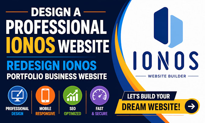 design a professional ionos website redesign ionos portfolio business website