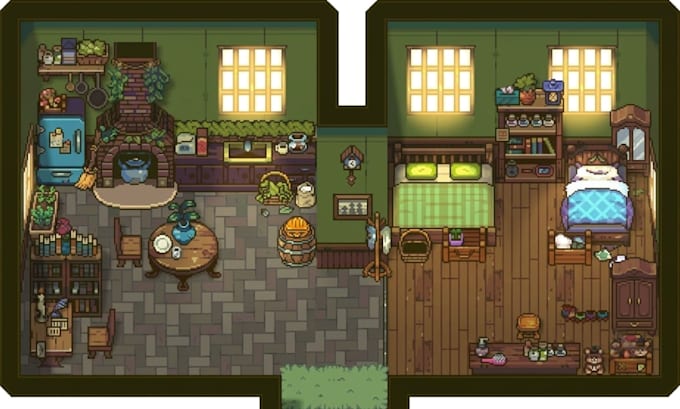 design 2d side scroller pixel art parallax background layered game environment