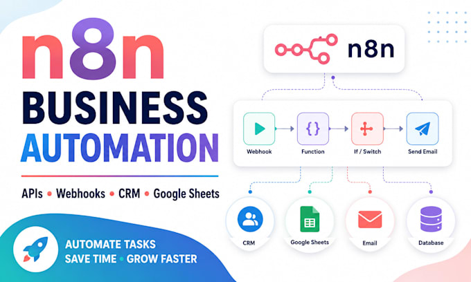 build n8n automation workflows and API integrations