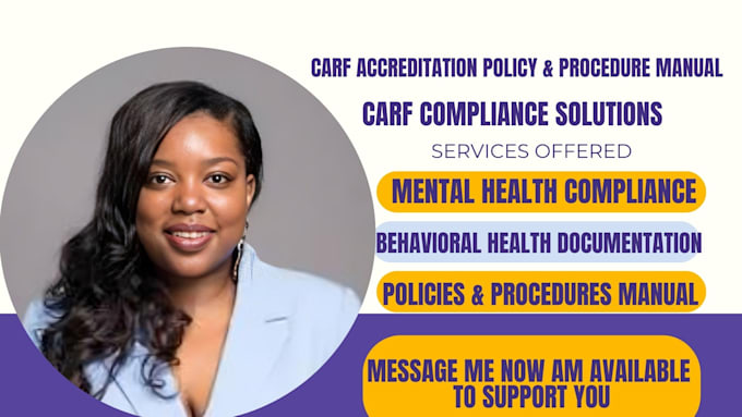 write carf accreditation policy and procedure manual for mental and behavioural