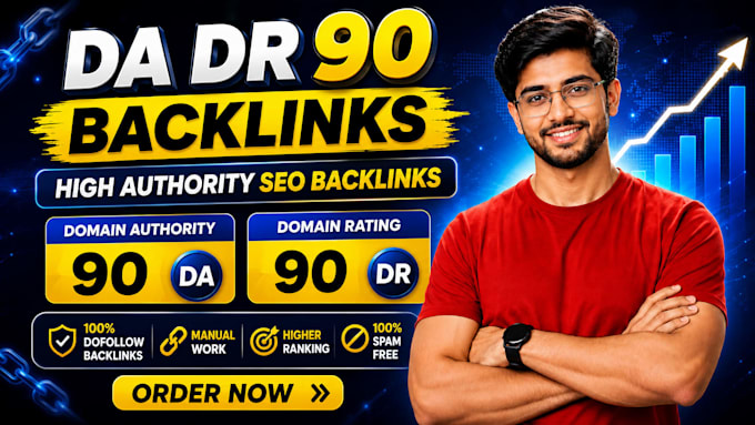 build high authority da DR 90 dofollow SEO backlinks