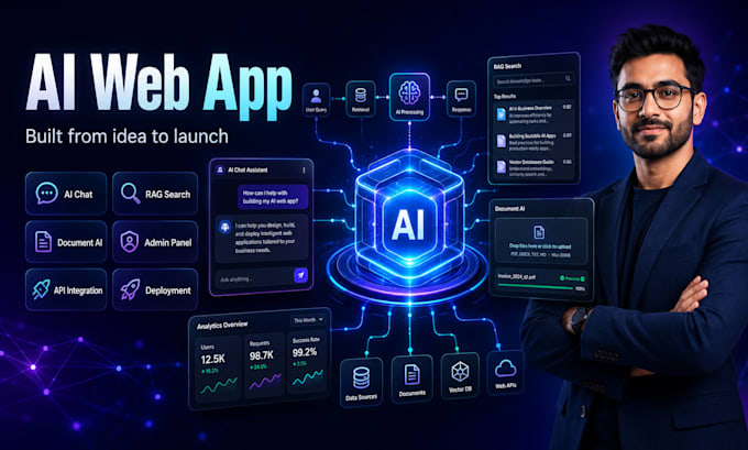 build an ai powered web application