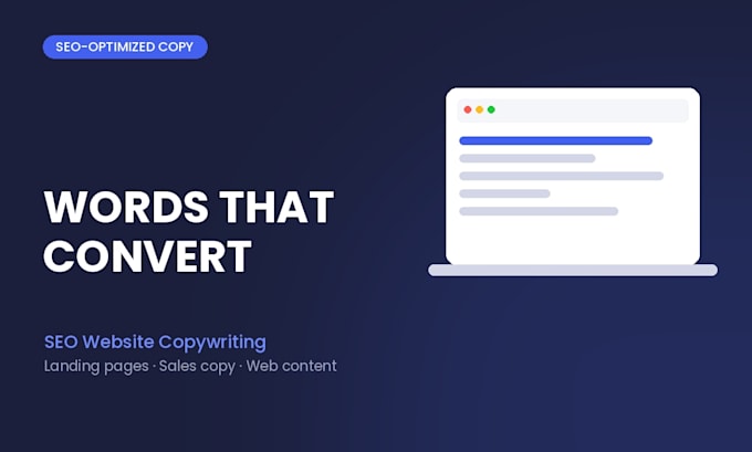 write persuasive SEO website copy that converts visitors