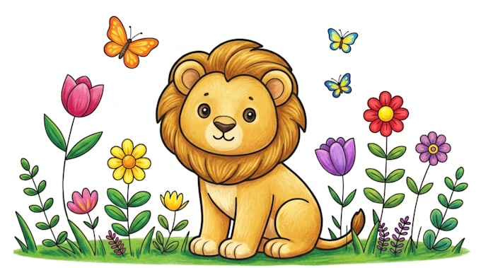 coloring book pages and book cover for amazon KDP