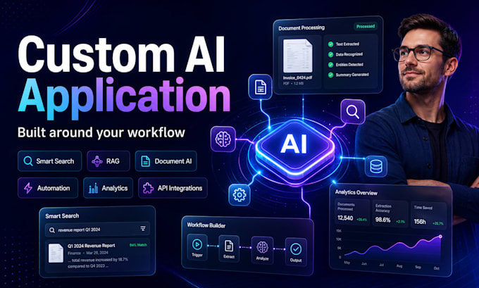 develop a custom ai powered application