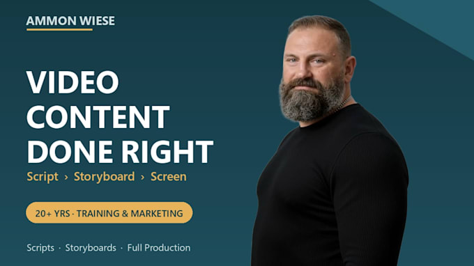 develop and produce your training or marketing video content