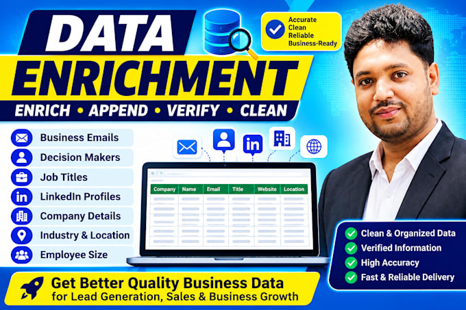 enrich, append, verify and clean your business data