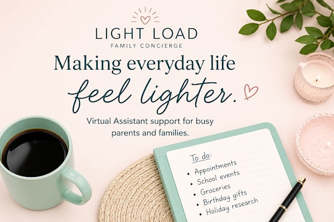 be your virtual assistant for busy parents