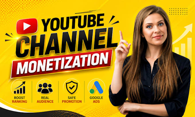 do youtube video and channel promotion for complete monetization