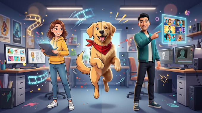 2d animation video,2d music video animation, anime animation, cartoon animation