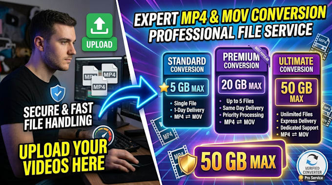convert your mp4 file to mov or vice versa