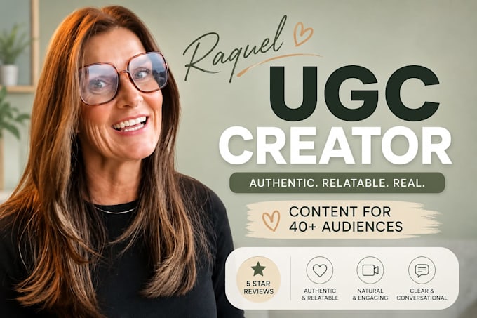 create mature female spokesperson