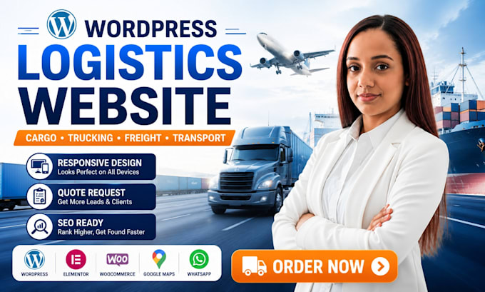 do wordpress logistics cargo website trucking website transport freight website
