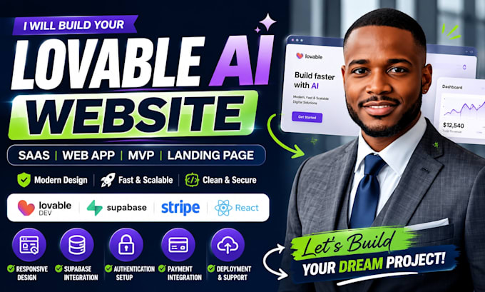 build modern lovable website, lovable ai website app, lovable ai dev fix lovable