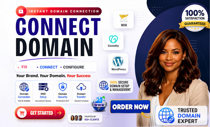 fix domain, email dns issues and connect domain to website