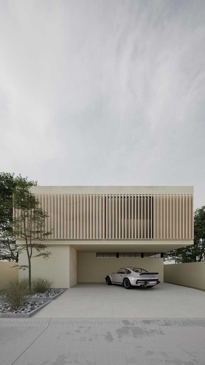 do an architectural rendering