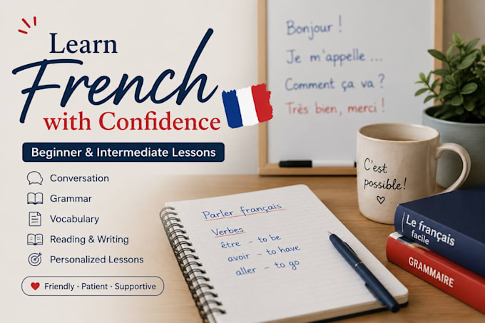 teach french to beginners and intermediate learners